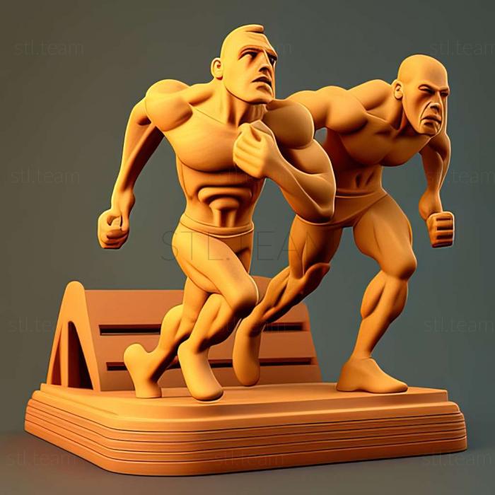 3D модель Игра Гонка друзей (STL)